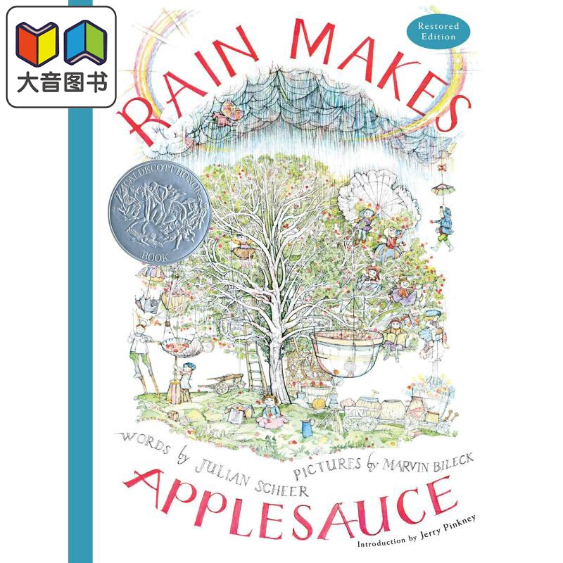 凯迪克奖得主Marvin Bileck 雨水滋养的苹果酱 Rain Makes Applesauce 英文原版 进口图书 儿童睡前故事绘本读物