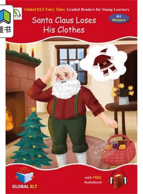 剑桥英语考试附音频世界名著分级读物 Santa Claus Loses His Clothes Level A1 分级读物 圣诞老人丢了他的衣服