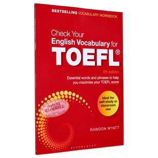 Check Your English Vocabulary for TOEFL 检查您的托福英语词汇 Bloomsbury 英文原版 英语词汇学习 大音