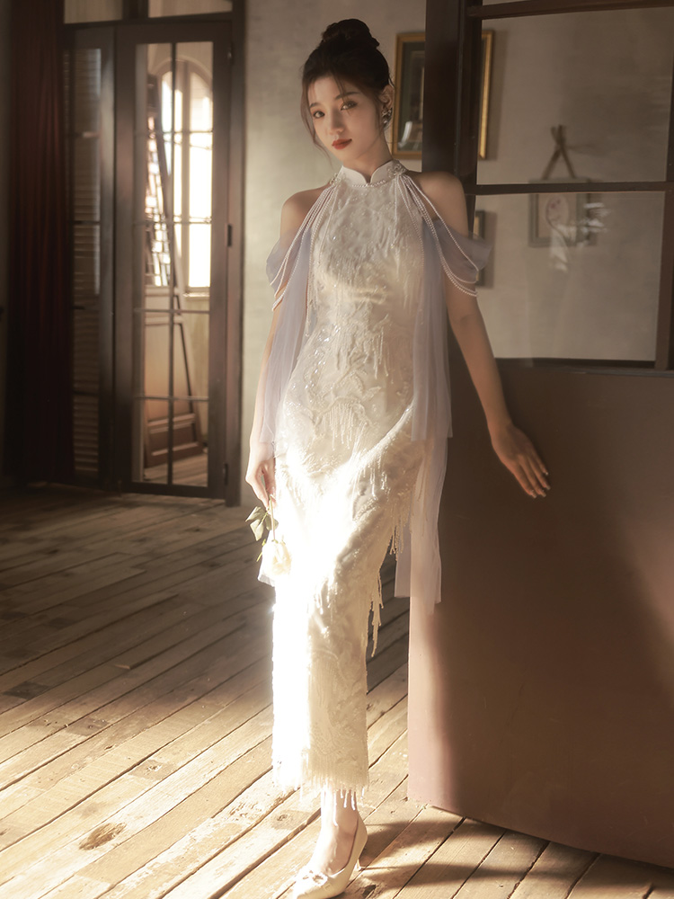 Evening dress, clothing, elite cheongsam Evening dress, clothing, elite cheongsam