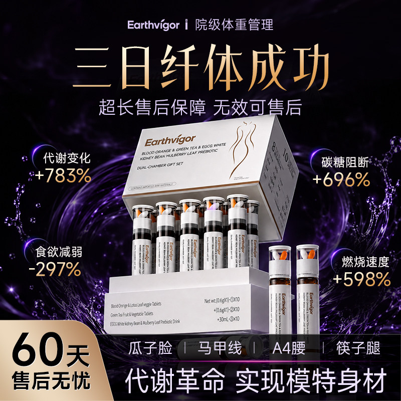 【3天控体成功 超模专享】无效可超长售后 懒人身材管理 重塑代谢
