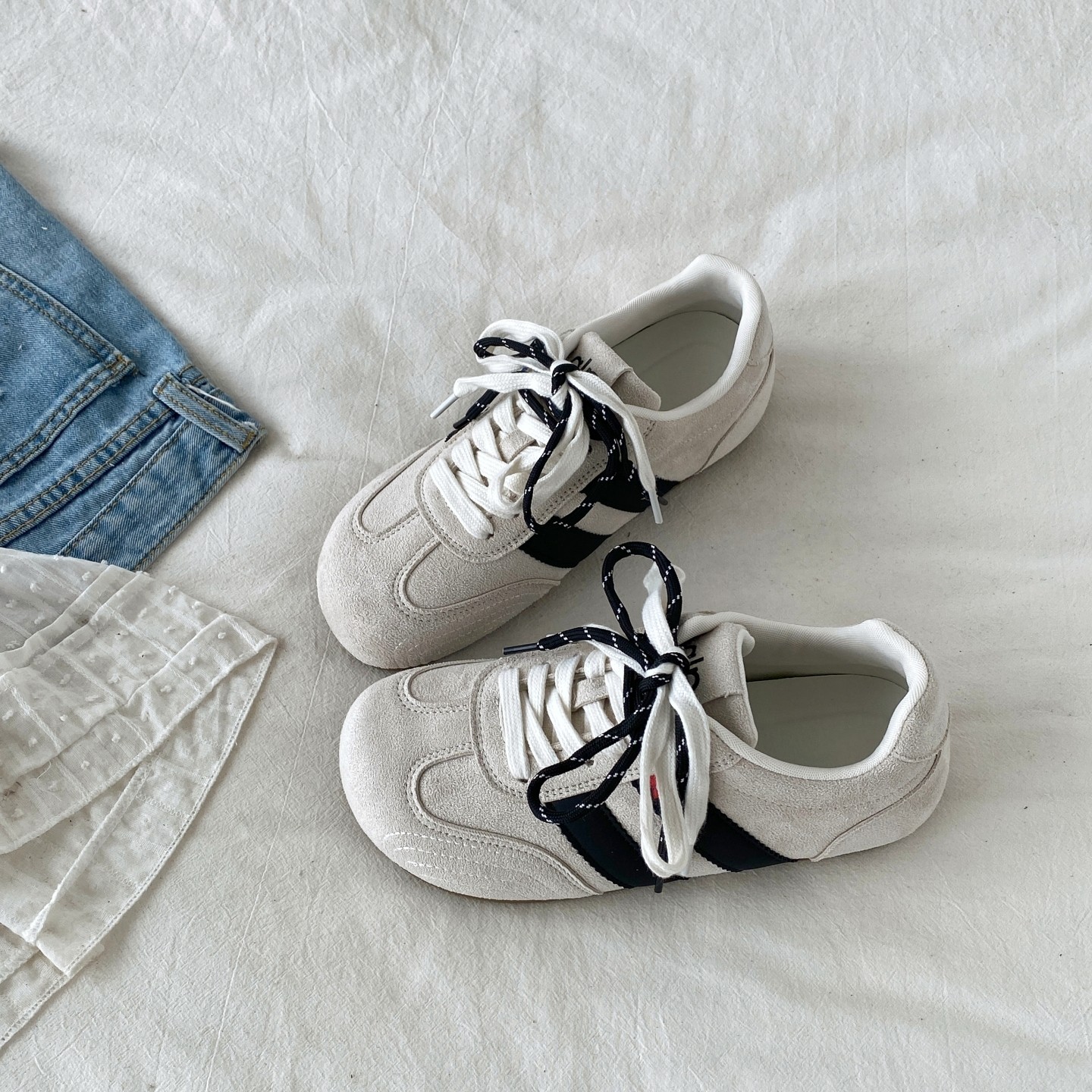 喜叔复古丑萌大头德训鞋女2026新款春季厚底小白鞋休闲运动板鞋子,女鞋,德训鞋,淘宝优惠券,粉丝福利购,淘宝优惠卷