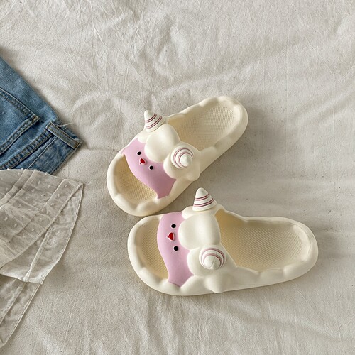 情侣款卡通小羊一字拖鞋浴室拖鞋