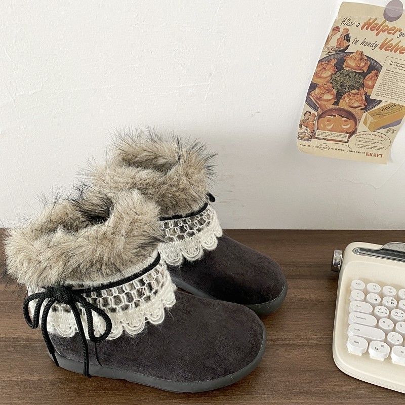 喜叔费尔岛雪地靴女2025新款冬季保暖加绒加厚东北棉鞋毛绒绒棉靴,女鞋,时尚雪地靴,淘宝优惠券,粉丝福利购,淘宝优惠卷