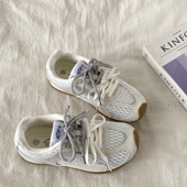 户外轻便跑步鞋 喜叔 夏季 爆款 渔网鞋 女ins超火粗网透气休闲运动鞋