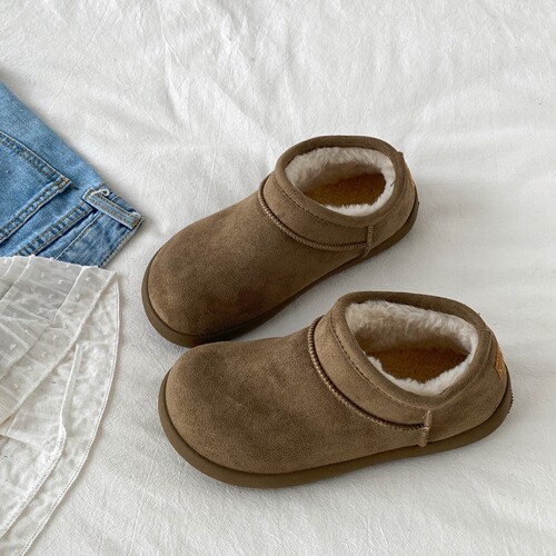 冬季保暖加绒小土豆勃肯鞋雪地靴