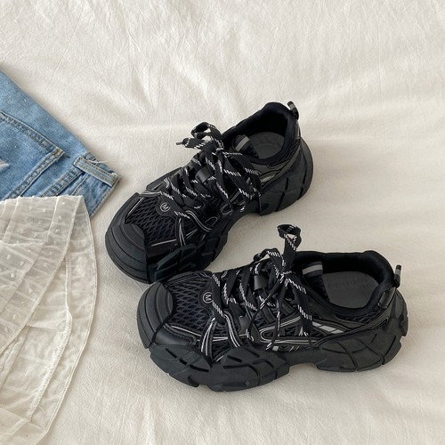 小众黑色八爪鱼老爹鞋运动休闲鞋