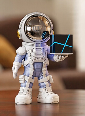 创意现代简约魔方音响航天服宇航员桌面摆件电视柜酒柜玄关装饰品