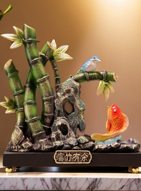 时代印象树脂节节高升新中式摆件