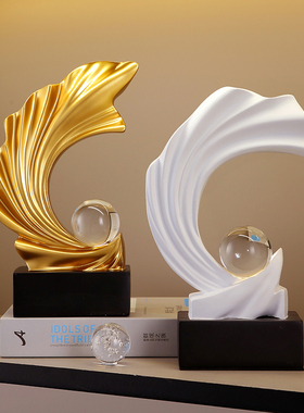 新中式创意财源滚滚风生水起摆件