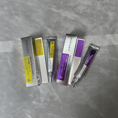 跨境爆款mary&may微针胶原蛋白PDRN微针面霜毛孔现货正品QY