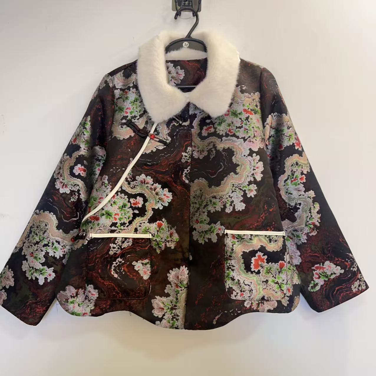 短外套女毛领夹克显白洋气上衣