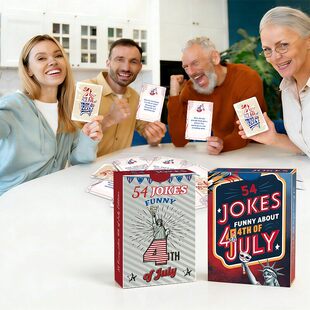 FUNNY ABOUT 4TH 跨境新品 AJULY JOKES 笑话卡牌