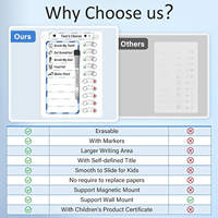 Cross-border new children's erasable household checklist, daily checklist, task planning board, children's to-do list thumbnail 3
