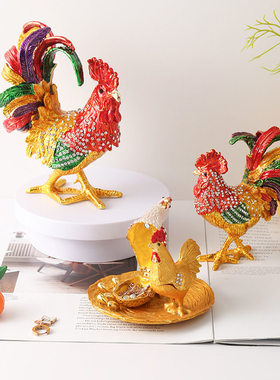 金属珐琅首饰盒创意手工