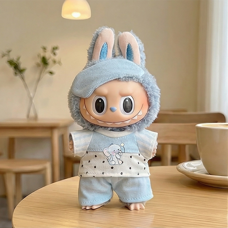 仅衣服适用通用17厘米拉布布娃衣labubu衣服可替换一二三代服饰,模玩/动漫/周边/娃圈三坑/桌游,棉花娃娃/毛绒玩具娃衣,淘宝优惠券,粉丝福利购,淘宝优惠卷