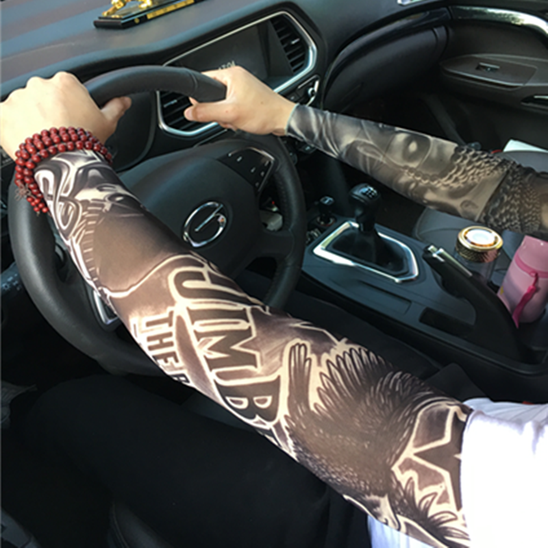 纹身袖套男花臂刺青女护臂套袖夏袖/腿套/束管带