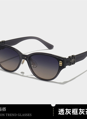 保罗雷朋2026新款TR框欧美风复古太阳眼镜复古猫眼太阳镜墨镜女高