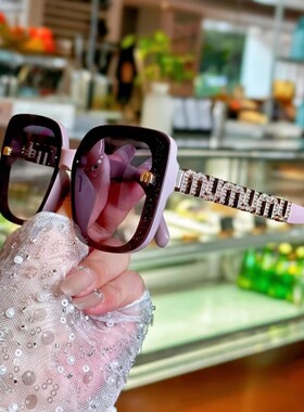 保罗雷朋2025新款墨镜潮流偏光太阳眼镜女时尚水钻大框墨镜防紫外