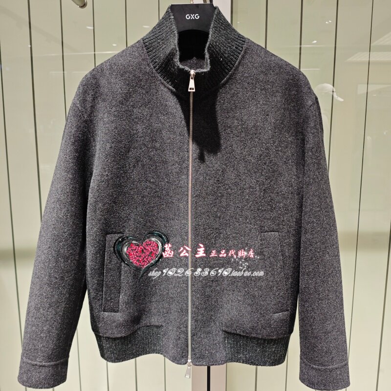 立领短款大衣G26X064005007-2299