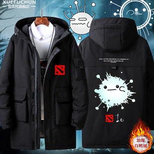 2026刀塔艾欧精灵dota2游戏周边守卫羽绒服男女休闲棉服宽松外套