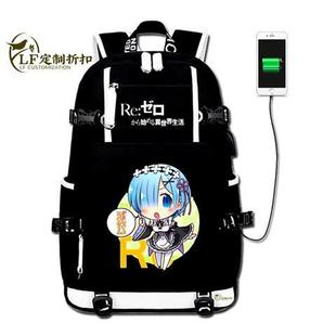 2024RE0从零开始的异世界生活蕾姆周边书包双肩背包男女小学生初