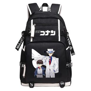 2024新品名侦探柯南动漫书包怪盗基德灰原哀周边双肩包学生男女小