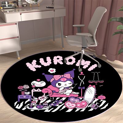 2025库洛米可爱圆形地毯