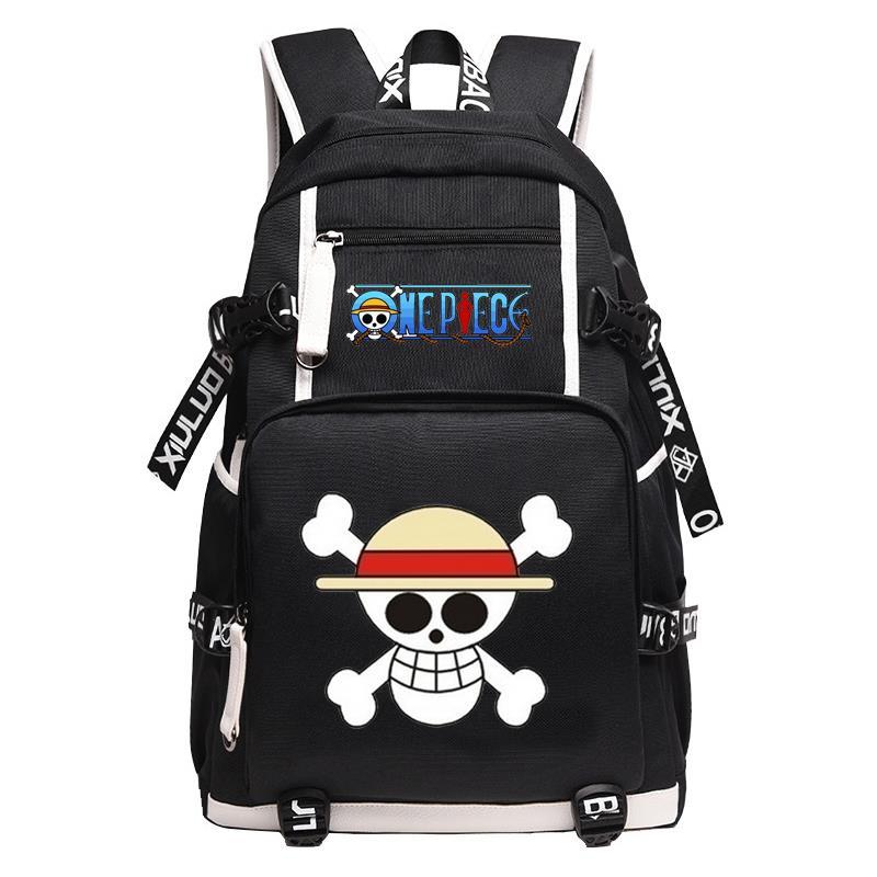 2024新款海贼王onepiece书包路飞索隆乔巴鲁夫动漫周边背包男女学