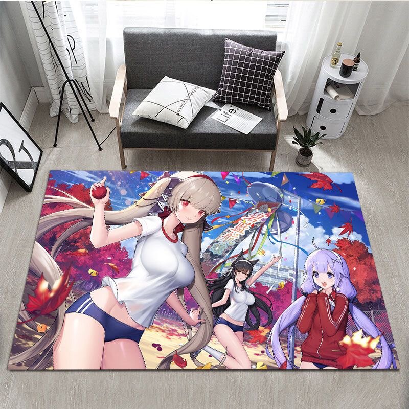 二次元美少女地毯客厅卧