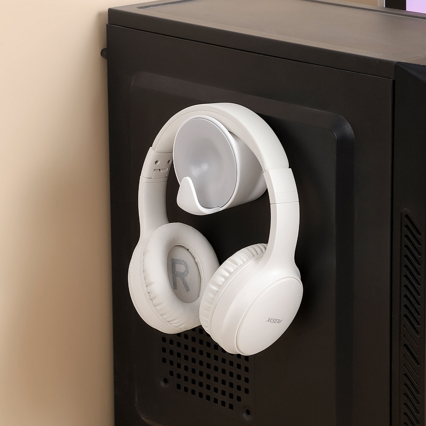 耳机挂架免打孔壁挂电脑头戴式耳机支架挂钩耳麦收纳学生宿舍粘贴