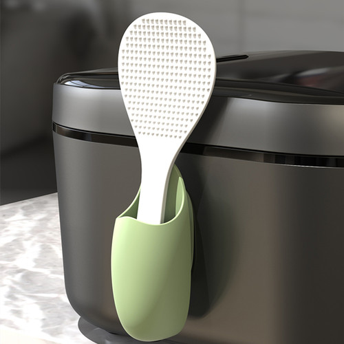 创意饭勺收纳架放饭铲托挂架