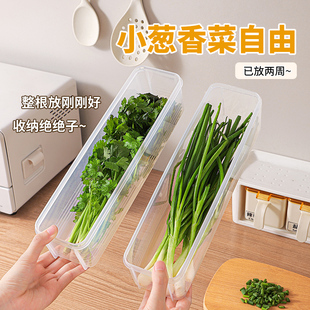 香菜大葱小葱保鲜盒冰箱收纳保鲜神器食品级面条鸡蛋备菜葱姜蒜