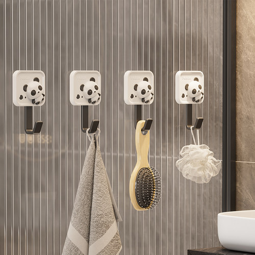 卫生间浴室挂钩强力粘胶门后免打孔无痕承重壁挂墙壁毛巾浴球粘钩