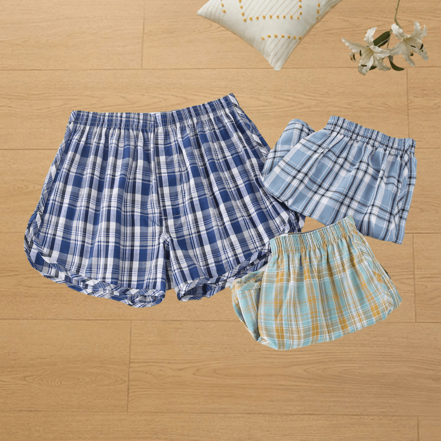 宽松阿罗裤大码睡裤衩透气圆角内裤加肥加大胖子男士内裤居家短裤,女士内衣/男士内衣/家居服,男阿罗裤,淘宝优惠券,粉丝福利购,淘宝优惠卷