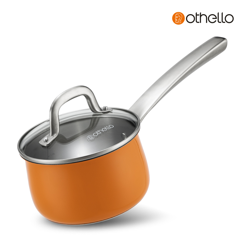 德国欧德罗1/10不锈钢奶锅蒸煮一体燃气电磁炉通用多功能辅食锅