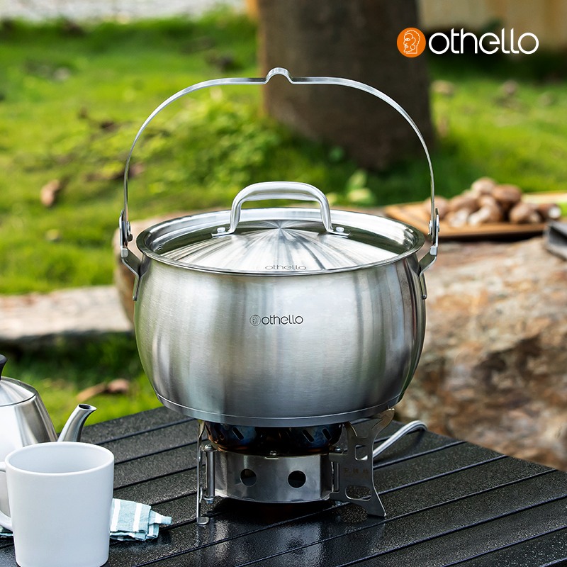 德国欧德罗18/10不锈钢汤锅户外露营家用燃气电磁炉通用煮锅汤锅