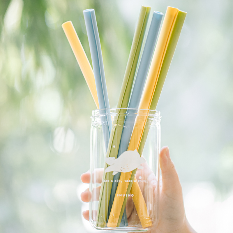 食品级耐高温硅胶吸管