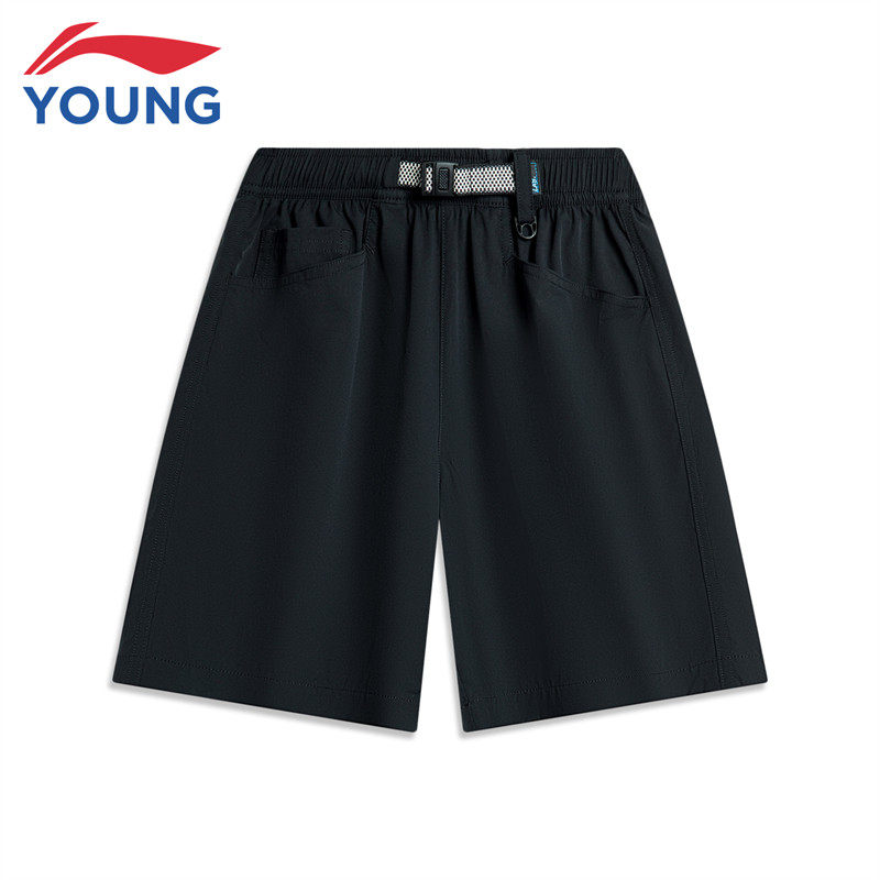 李宁童装儿童运动短裤男中大童2025青少年夏季新款运动训练五分裤,童装/婴儿装/亲子装,裤子,淘宝优惠券,粉丝福利购,淘宝优惠卷