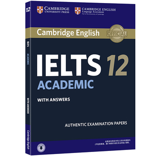 剑桥雅思官方真题集12:培训类 IELTS GENERAL TRAINI 雅思G类 原版引进 英语