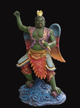 玻璃钢佛像中式客厅雷公电母