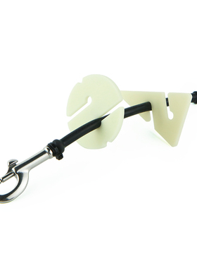 Blueghost 技潜标牌收纳管扣 技术潜水指示牌三角标收纳316单头扣