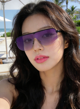 户外防紫外线太阳镜街拍浅色墨镜