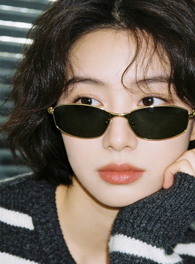 复古老钱风墨绿防紫外线太阳眼镜