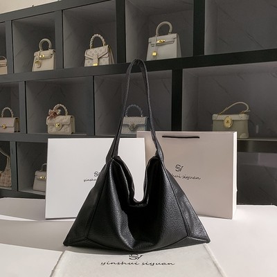 真皮女包单肩腋下包托特包