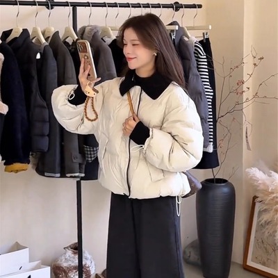 白鸭绒羽绒服女短款冬季2025新款