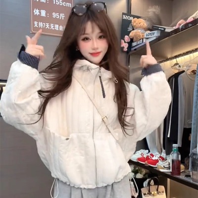 加棉加厚外套女短款棉衣秋冬新款