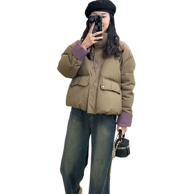 小个子短款羽绒服女冬季2025新款