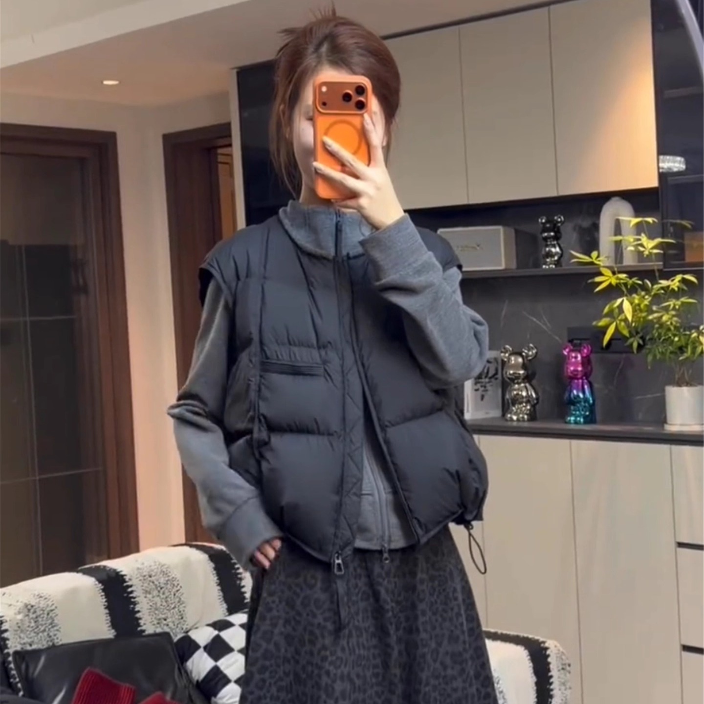 羽绒马甲女短款坎肩冬季背心外穿