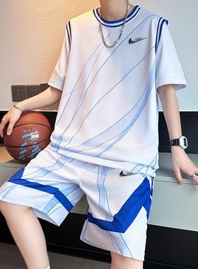 耐克顿男生夏季薄款运动休闲套装